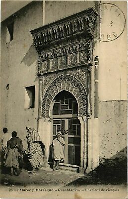 CPA AK CASABLANCA Une Porte de Mosquee MAROC (824497)