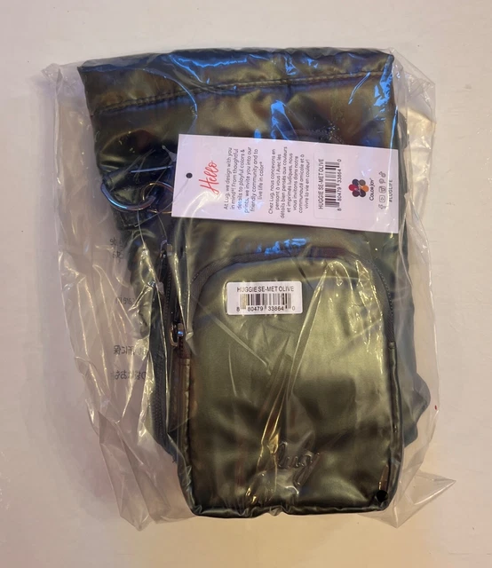NWT - Rare - Lug Huggie SE Crossbody Bottle Holder - Metallic Olive