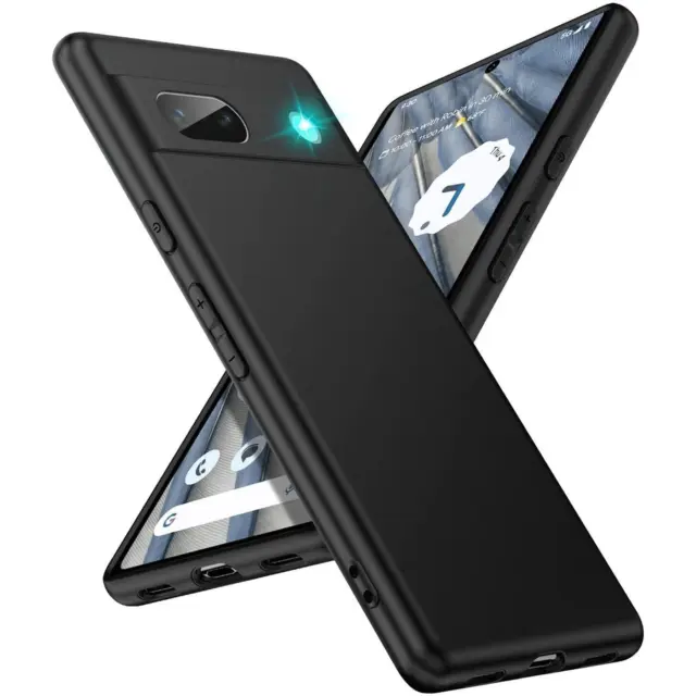 Schutz Hülle für Google Pixel 7a Case Silikon Handy Hülle Slim Cover