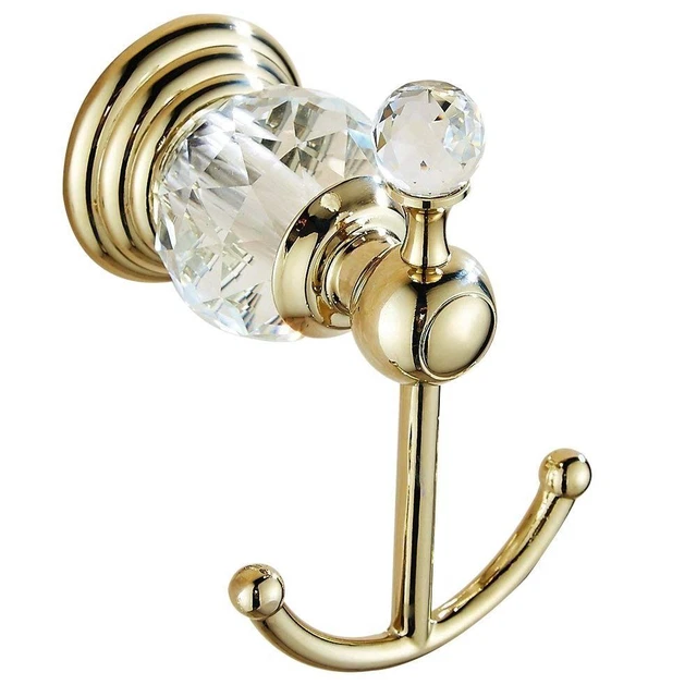 Stainless Steel Towel Hook Gold Wall Hanger Towel Rack  Living Room