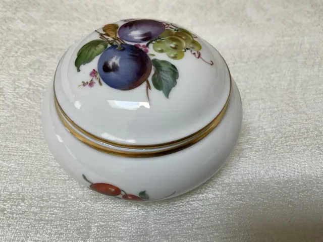 Meissen Germany Porcelain Small Bowl Cover Have Chip Mid 20 Century