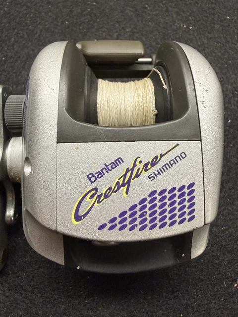 SHIMANO BANTAM CRESTFIRE CR-200A Level-wind RH bait-cast reel Used Vintage  $17.00 - PicClick
