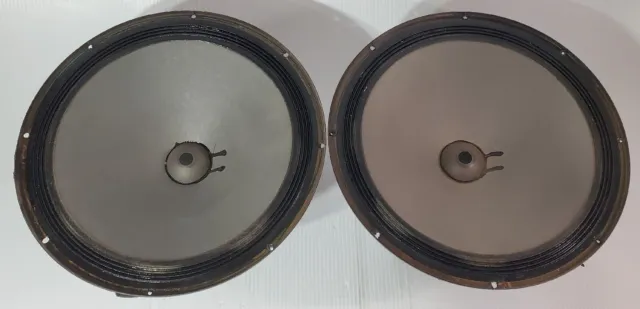 2 VINTAGE MAGNAVOX/CTS 15" ALNICO WOOFERS 581517 Fast Free Shipping