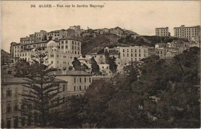 CPA AK ALGERIA ALGER Vue sur le Jardin Marengo (1089482)