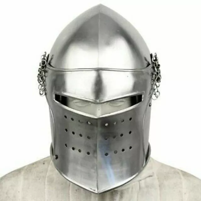 Medieval Barbuta Helmet Knights Templar Crusader Armour Helmet Medieval Sca Gift