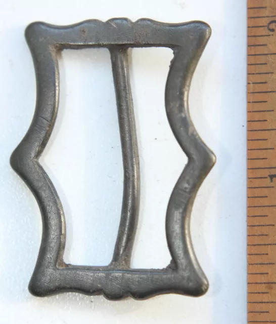 Ancient Old Bronze Ornament Decorated Buckle (OCR)