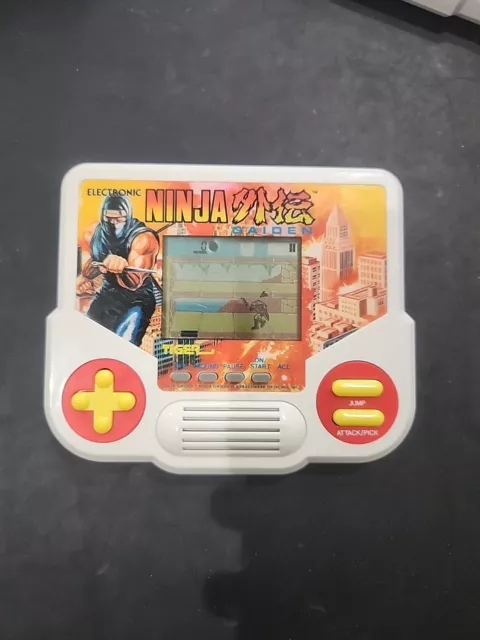 Ninja Gaiden Handheld Electronic Video Game Vintage 1988 Tiger Vintage WORKING