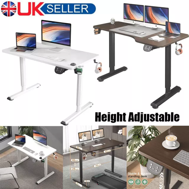 Electric Standing Desk Height Adjustable Desk Ergonomic Sit Stand Office Desk UK