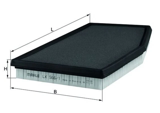 Luftfilter KNECHT LX 566/1 Filtereinsatz für PORSCHE 986 BOXSTER