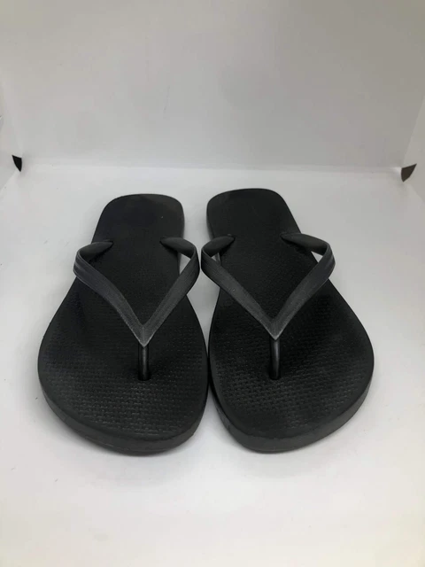 Old Navy Women's Black Slip On Comfort Casual Flip Flop Sandals Size 7