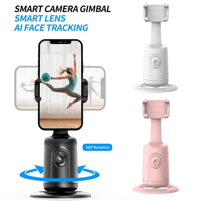 Estabilizador cardán seguimiento 360° seguimiento tiro selfie soporte para teléfono