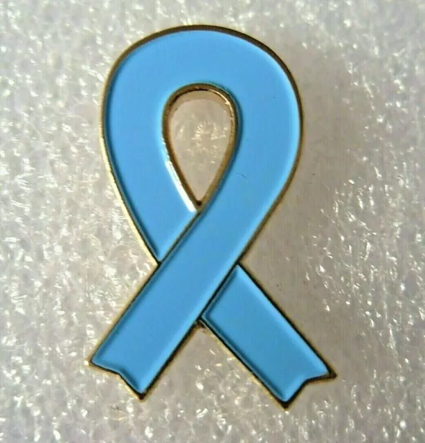 Light Blue Ribbon Pin