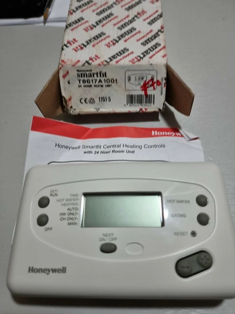 HONEYWELL T8617A1001 24 Hour Room Unit Smartfit programmer thermostat *1ST  CLASS £244.00 - PicClick UK