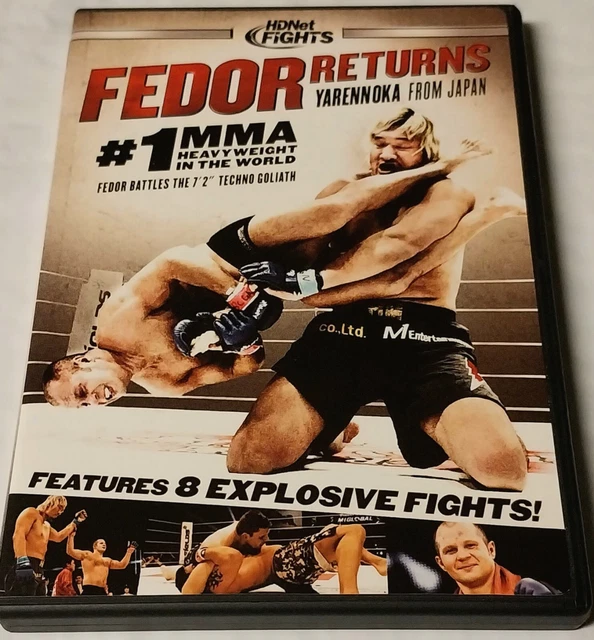 Fedor Emelianenko RETURNS DVD Pride FC HD Net Fights 2008 MMA Legend UFC GREAT!