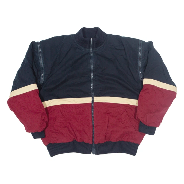 Veste Bomber Paul & Shark En Laine Bleue - Taille XXL, Vintage, Occasion Très Bon état