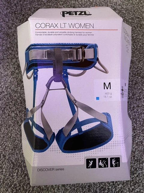 Petzl Corax LT Women's Climbing Harness | Turquoise | Medium