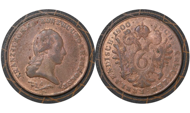 6 Kreutzer 1800 Austria Empire Coin Franz II # 2128