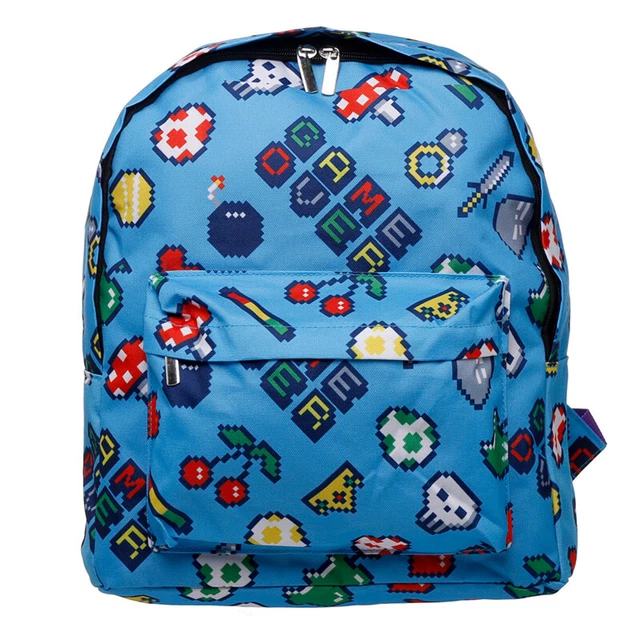 KIDS SCHOOL RUCKSACK Backpack Retro Gaming Design PS5 PS4 PS3 XBox