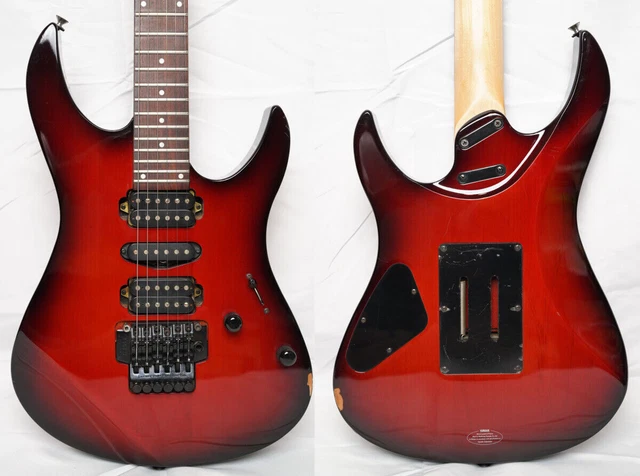 YAMAHA RGX-521D Red Burst Electric Guitar Japan Used /Peace of mind for you.