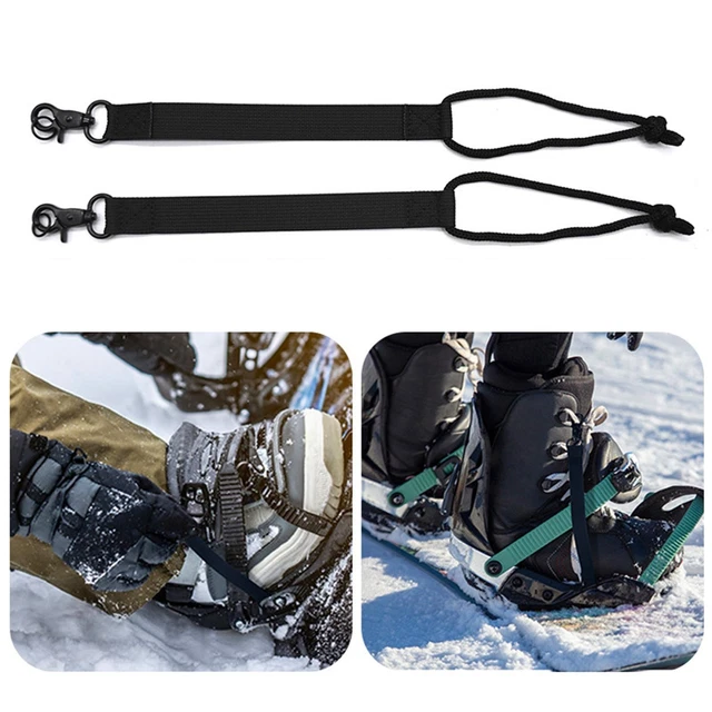 Fixations K2 Pour Snowboard – Kit De Réchange X2 Brides Cheville + Vis – Pièces Détachées Noires