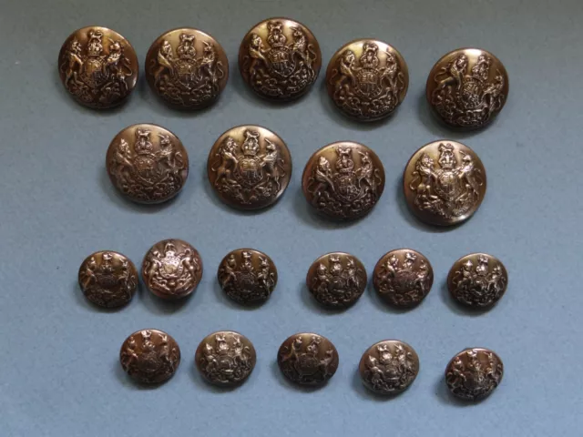 Antique /Vintage Military Brass Buttons