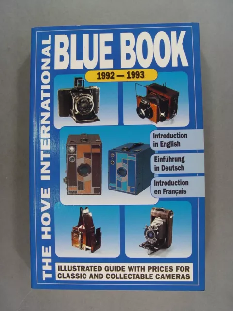 126737, Buch THE HOVE INTERNATIONAL BLUE BOOK 1992-1993, Collectable Cameras