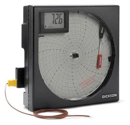 Dickson Kt8p2nist Temperature Chart Recorder,Nist