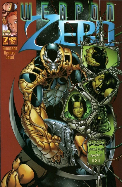 Vintage Image Comic Book Weapon Zero Issue #7 (2nd Series, 1995) High Grade
