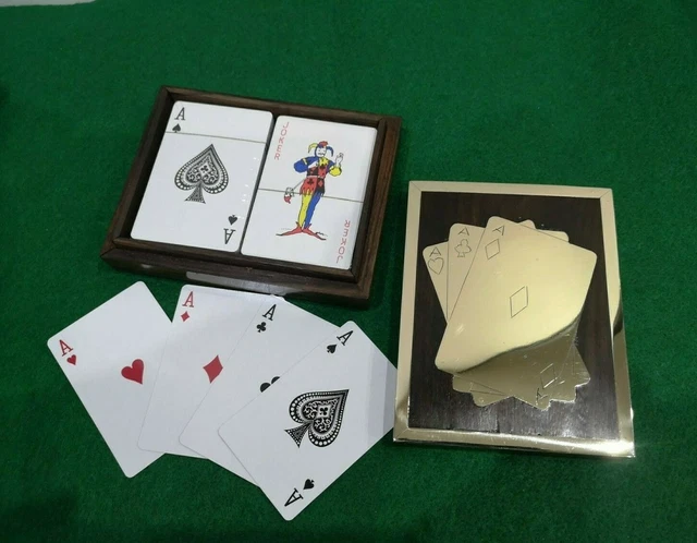 Coffret 2 Jeux De Cartes Lanvin Paris Bridge - Complet, D'occasion