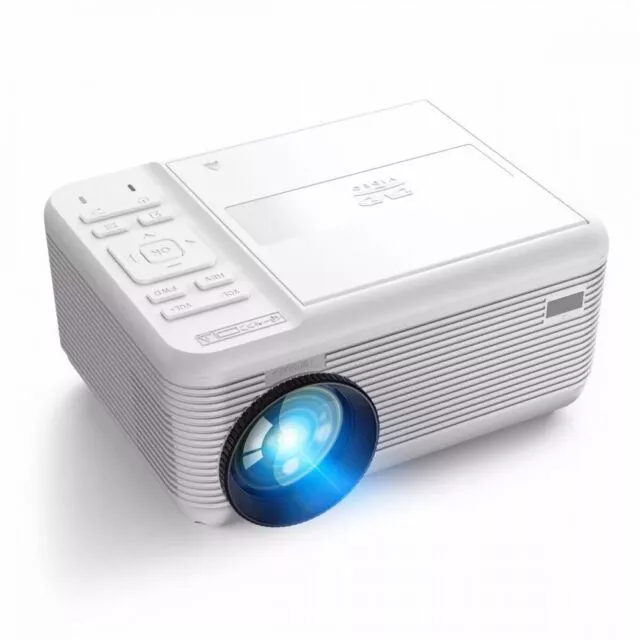 Laser LED Full HD Projector with DVD player and Wi-Fi Casting - White