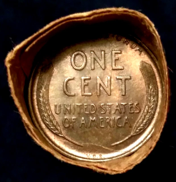 Lincoln Wheat Penny Roll 50 P-D-S ~1857 Flying Eagle Indian Head/1909VDB~AU Ends