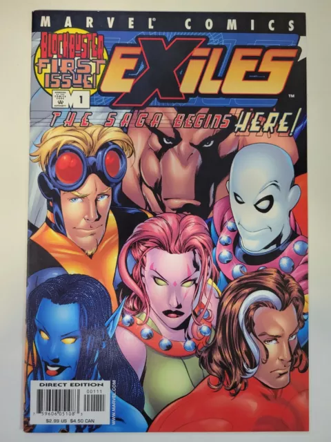 Exiles #1 Marvel Comics 2001 Series 9.4 Near Mint