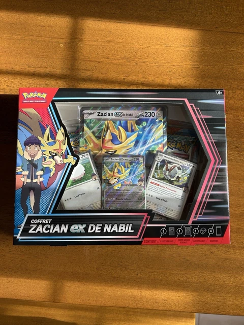 Coffret Pokémon Zacian Ex de Nabil - Pokemon | by Kiabi Coffret Pokémon Zacian Ex de Nabil - Pokemon | by Kiabi