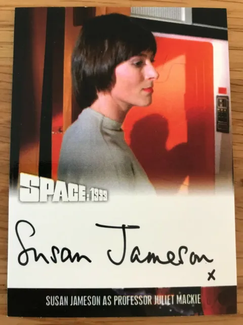 Space 1999 Series 4: Autograph Card: Susan Jameson As Prof. Juliet Mackie Sj2