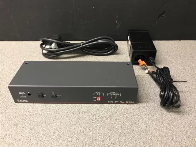 Extron SW2 DVI A PLUS 2X1 DVI Video Audio Switcher W Auto Switching 60-964-21 #3