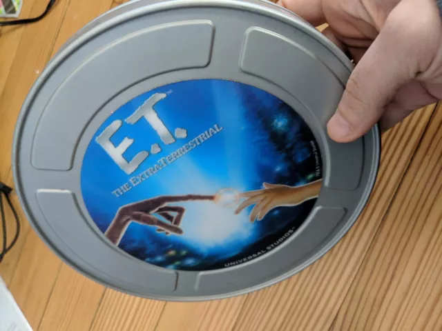 E.T. The Extra Terrestrial Tin Box holographique 3D VINTAGE 2