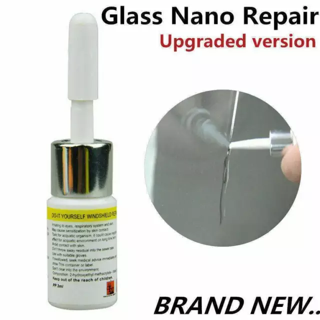 Auto Glass Nano Repair Fluid For Car Windshield Resin Crack Tool Kit Crack US