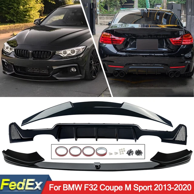 Zjxmnb Aileron Avant Voiture BMW X6 F16 M Sport 2015-2019 - Lèvre Pare-Chocs Avant Diffuseur Bright Black