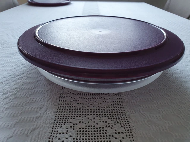 Elegantes Tupperware Tafelperle Lila Fotos