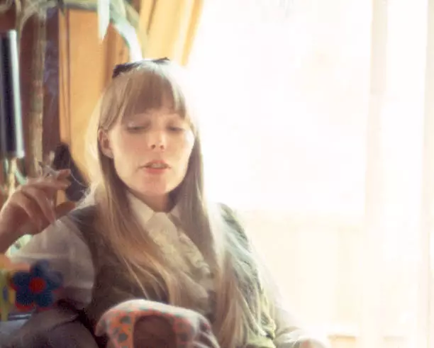 Joni Mitchell Musician Singer Band Group 1960s 1970s Old Music Photo 14