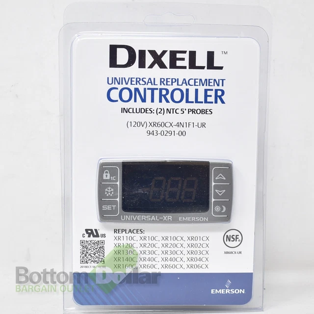 EMERSON DIXELL 943029100 120V UniversalXR Replacement Controller