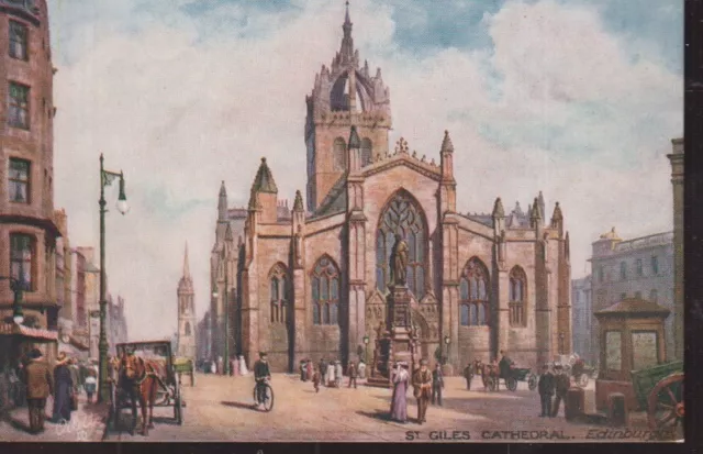 Raphael Tucks "Oilette" Postcard No. 7971 St Giles Cathedral Edinburgh