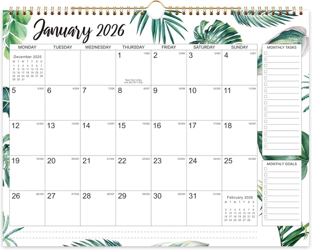CALENDAR 2026 - Wall Calendar 2026 Month to View, 2026 Calendar, July
