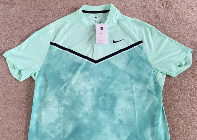 Nike Dri-Fit ADV Tiger Woods Printed Golf Polo Shirt DH0916-379 Small/Medium LTD 3