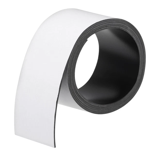 Asciutto Cancella Flessibile Magnetico 2 23/64 Pollici x 6.5 Piedi Magnetico