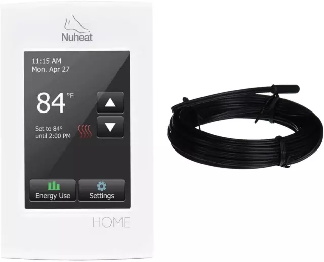 Home Programmable Dual-Voltage Thermostat with Touchscreen, Floor Heating Abilit