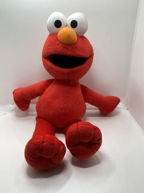 VTG Elmo Plush Sesame Street 15" Mattel Fisher Price Stuffed Animal Toy 2003 EUC