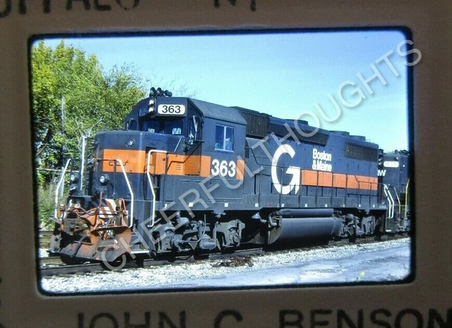 Original '84 Kodachrome Slide BM Boston Maine 363 GP39-2 Buffalo, NY     25Z48