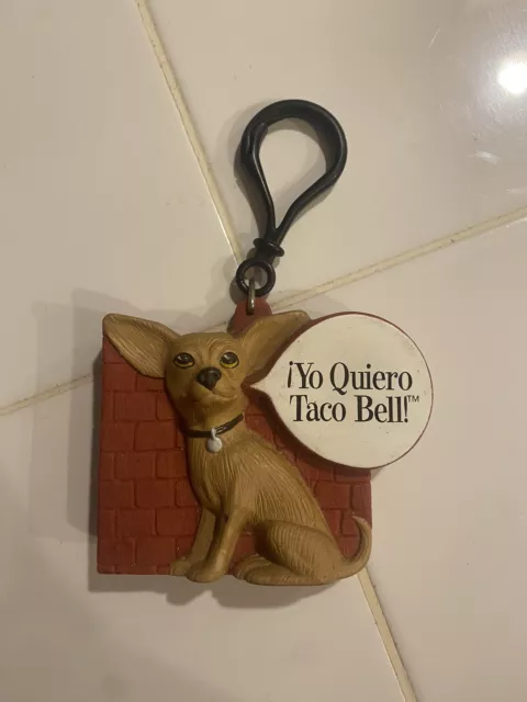 TACO BELL DOG CHIHUAHUA COIN PURSE Pouch & KEY CHAIN Yo Quiero Taco Bell