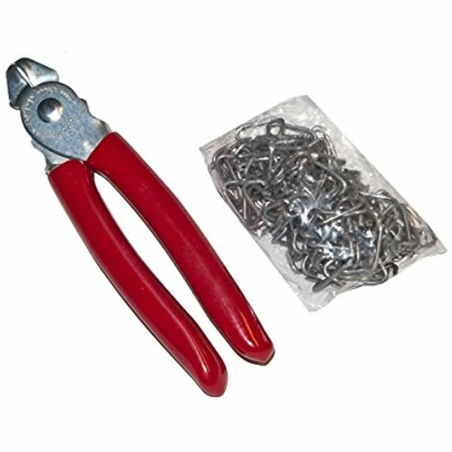 PLIERSET-P Professional Hog Ring Upholstery Installation Kit Pliers Hand Tools